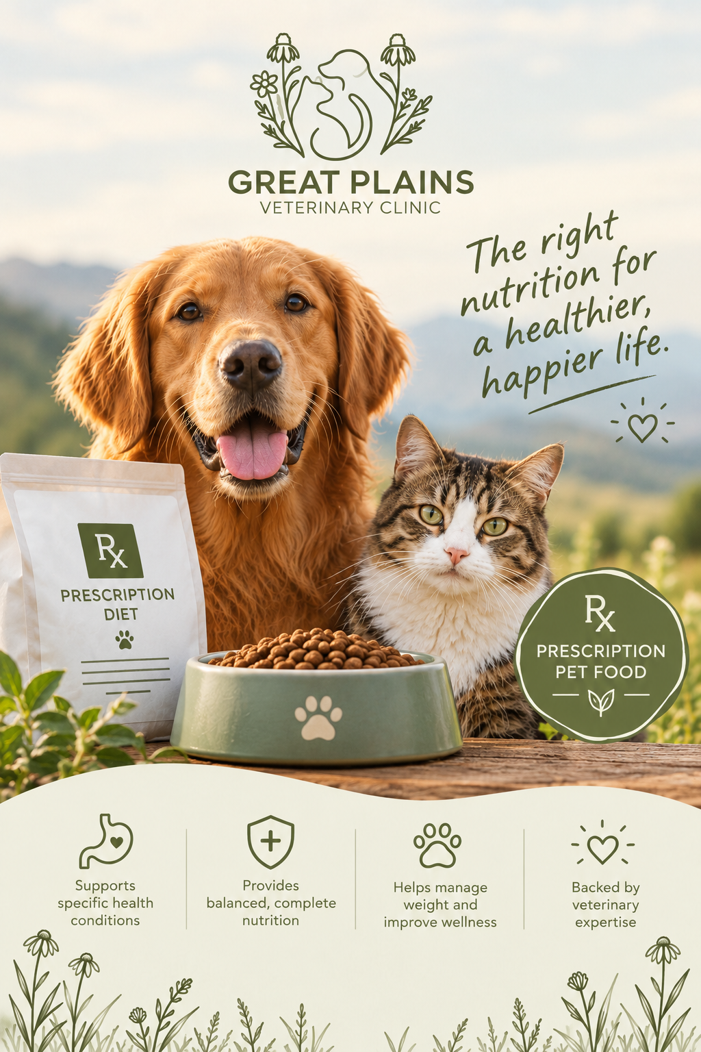 pet prescription food at great plains